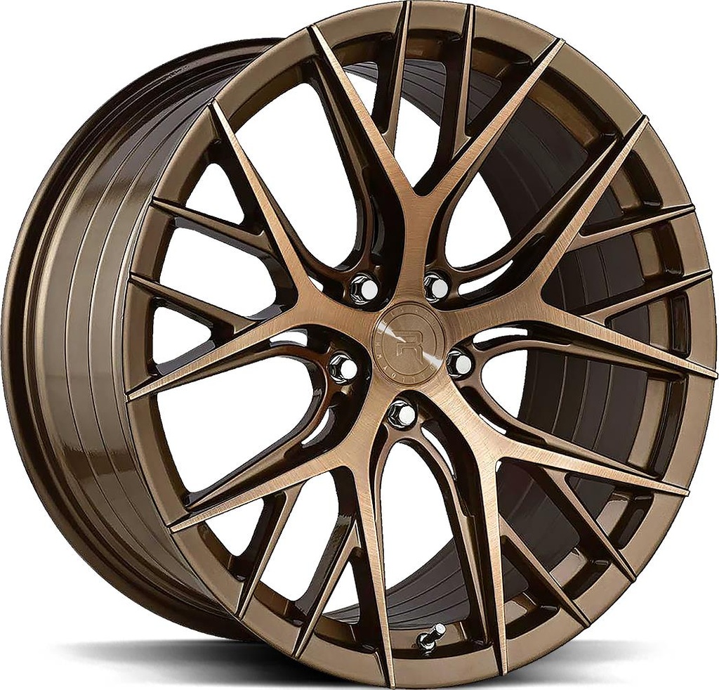 R-SERIES R16 BRUSH DUAL BRONZE 9.5x19 5/114.3 ET45 CB64.1