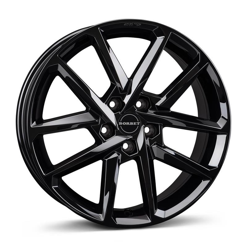 BORBET N BLACK GLOSS 8x19 5/112 ET45 CB57.1