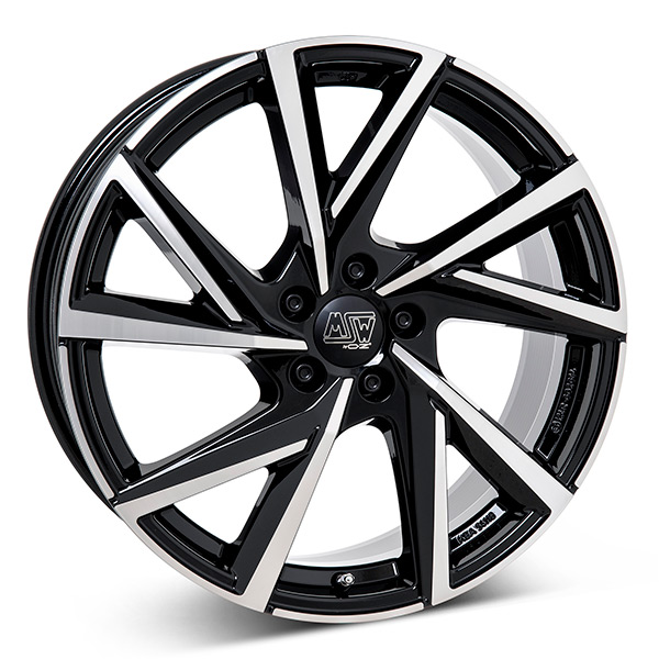 MSW 80 G.BLK/POL | 7X17 5-108 E40,5 C63,34 60 7x17 5/108 ET40.5 CB63.3