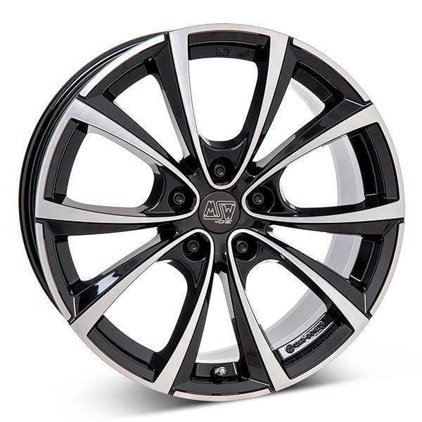MSW 27T G.BLK/POL | 8,5X18 5-114,3 E32,5 C64,1 60 8.5x18 5/114.3 ET32.5 CB64.1