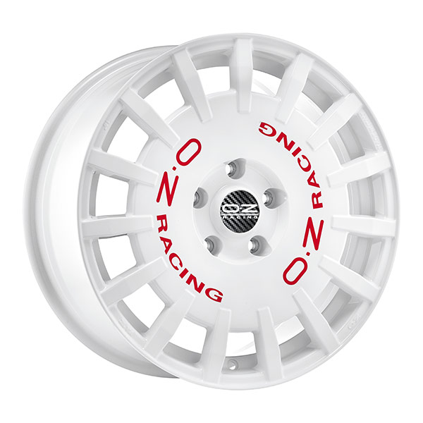 OZ RALLY RACING WHITE | 8,5X19 5-108 E45 C75,1 8.5x19 5/108 ET45 CB75.1