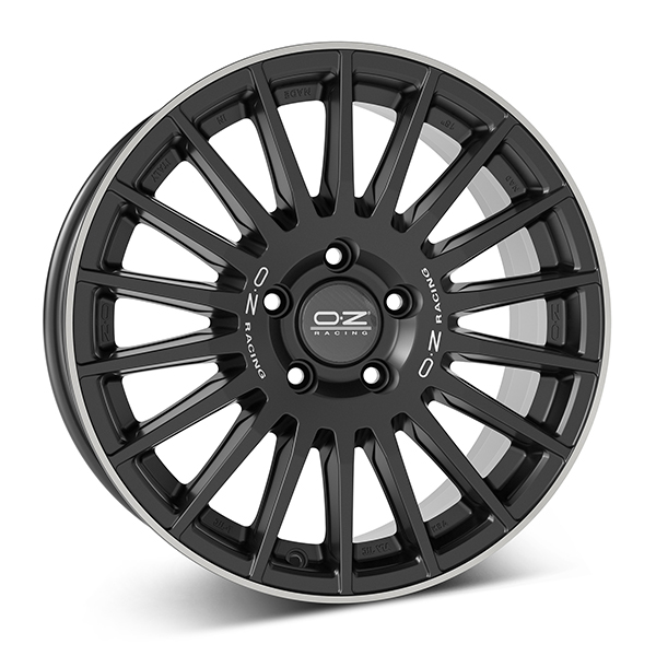 OZ RALLY DESERT M.BLK/POL LIP | 8X18 5-112 E45 C79,10 R12 8x18 5/112 ET45 CB79.1