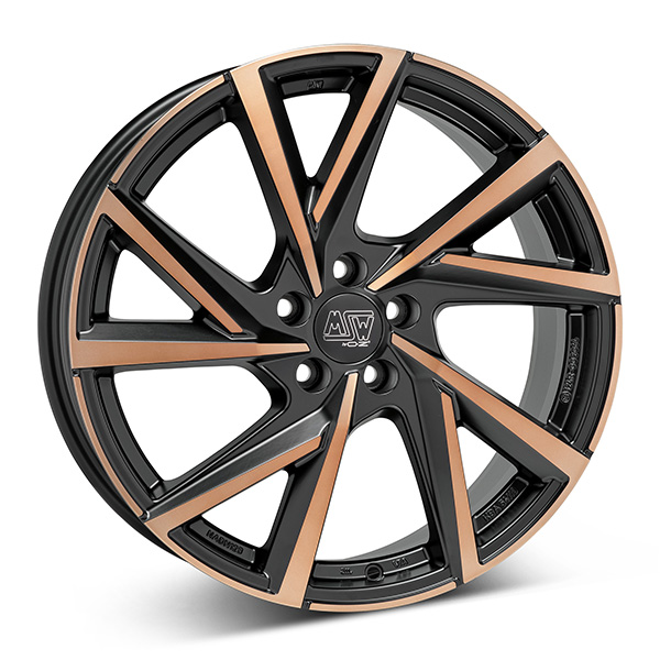 MSW 80 M.BLK/COPPER POL | 8X19 5-112 E40 C57,10 R12,8 8x19 5/112 ET40 CB57.1