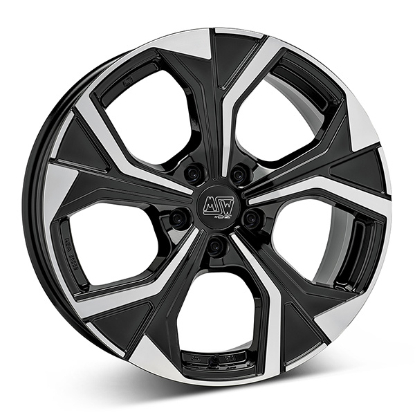 MSW 43 G.BLK/POL | 7X19 5-114,3 E45 C67,10 60 7x19 5/114.3 ET45 CB67.1