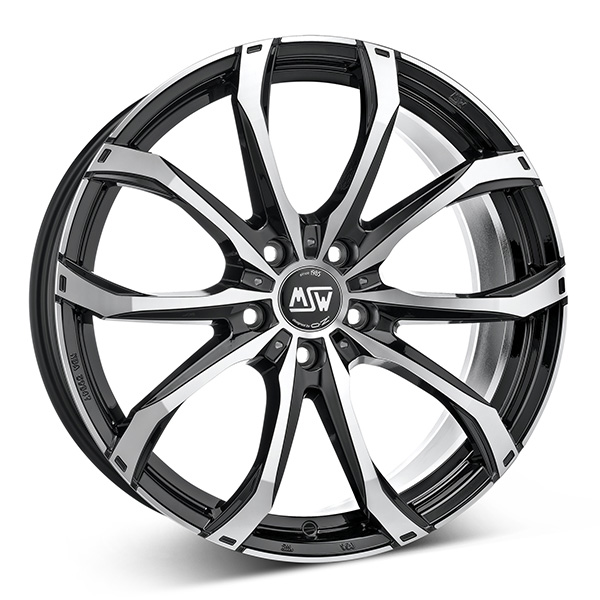 MSW 48 BLK/POL 9.5x21 5/130 ET46 CB71.5
