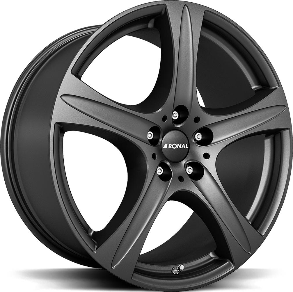 RONAL R55 SUV BLACK MATT 8.5x18 5/112 ET55 CB66.5
