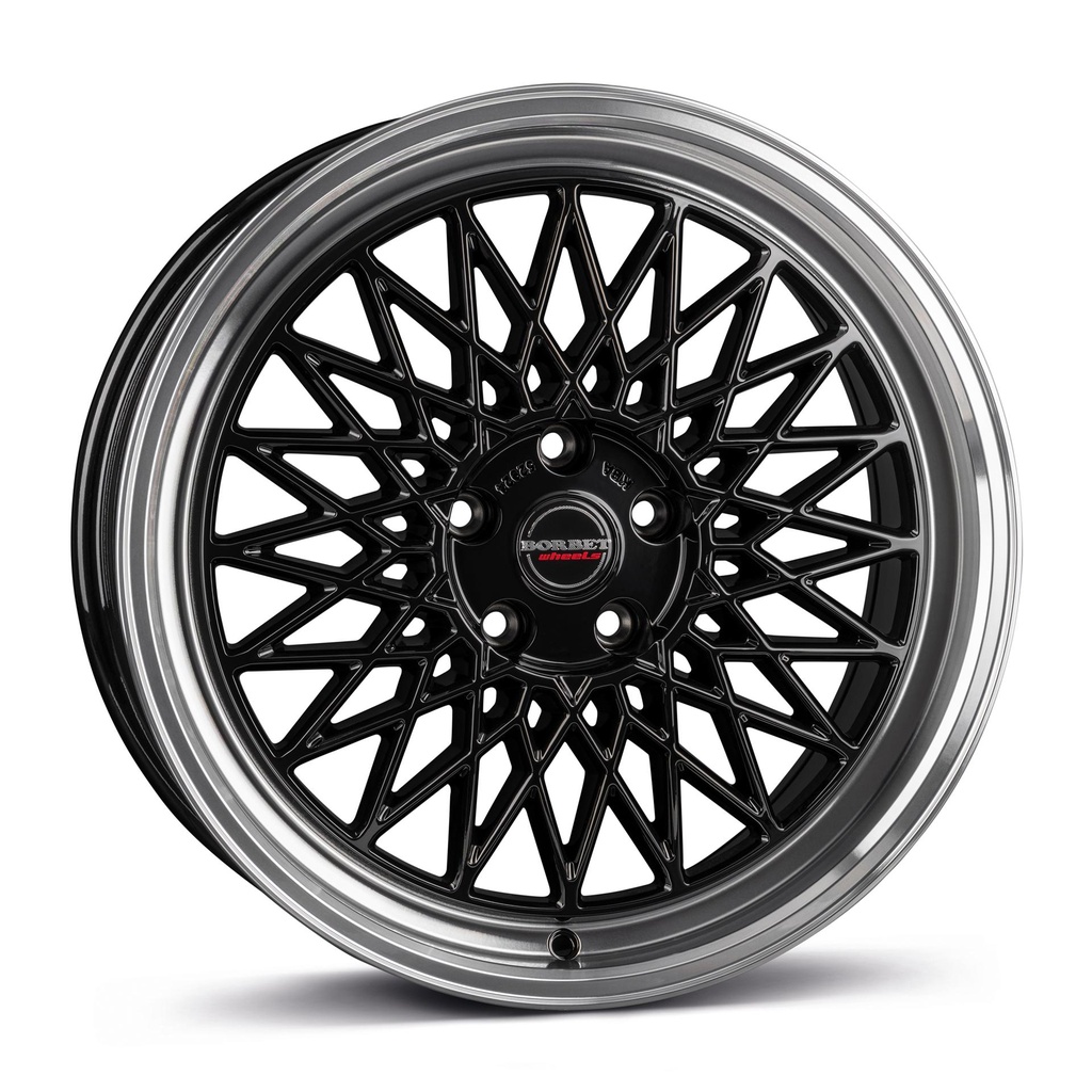 BORBET B BLACK RIM POL 8x18 5/112 ET45 CB66.5