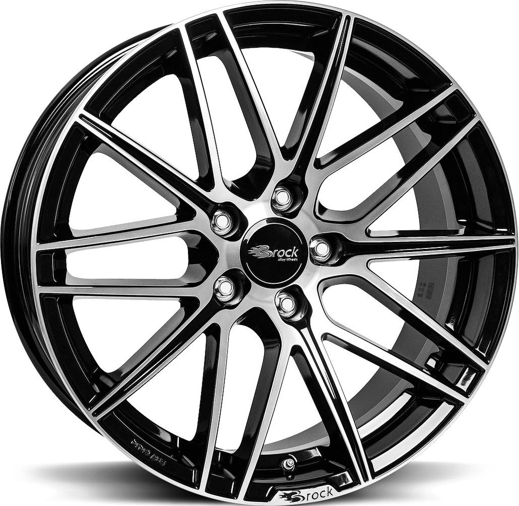 BROCK B34 BLACK FULL POL 8.5x19 5/120 ET35 CB72.6