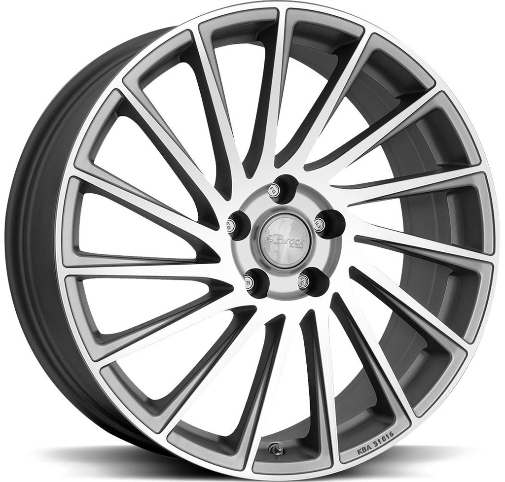 BROCK B39 FERRIC GREY POL 7x17 5/114.3 ET45 CB72.6