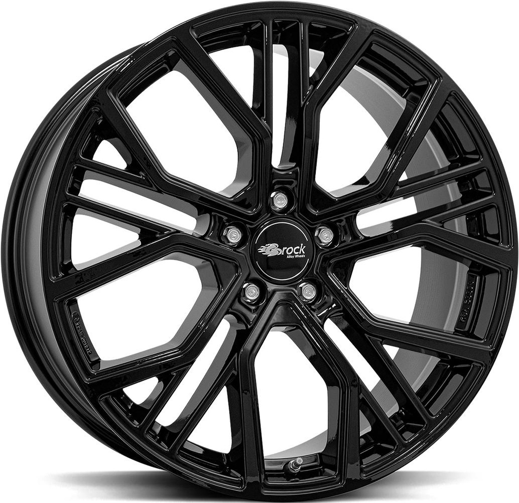 BROCK B41 SHINY BLACK 8.5x21 5/112 ET30 CB66.6