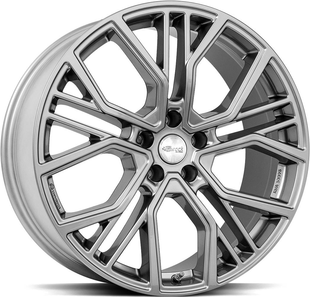 BROCK B41 FERRIC GREY 8.5x21 5/112 ET37 CB66.6
