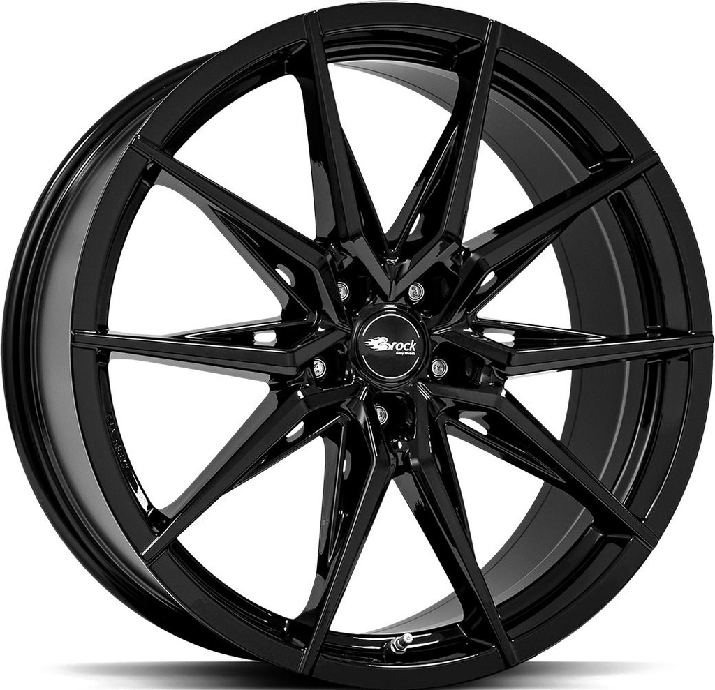 BROCK B42 SHINY BLACK 8.5x19 5/112 ET47 CB66.6
