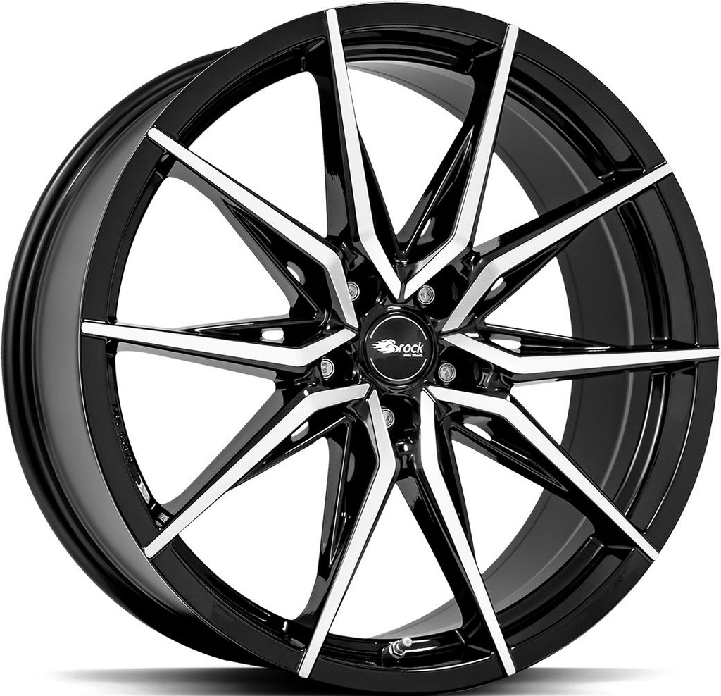 BROCK B42 BLACK FULL POL 9.5x20 5/112 ET35 CB66.6