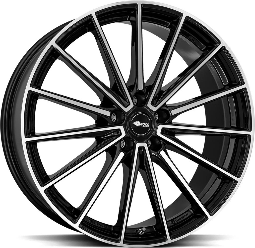 BROCK B43 BLACK FULL POL 9.5x21 5/112 ET43 CB66.6