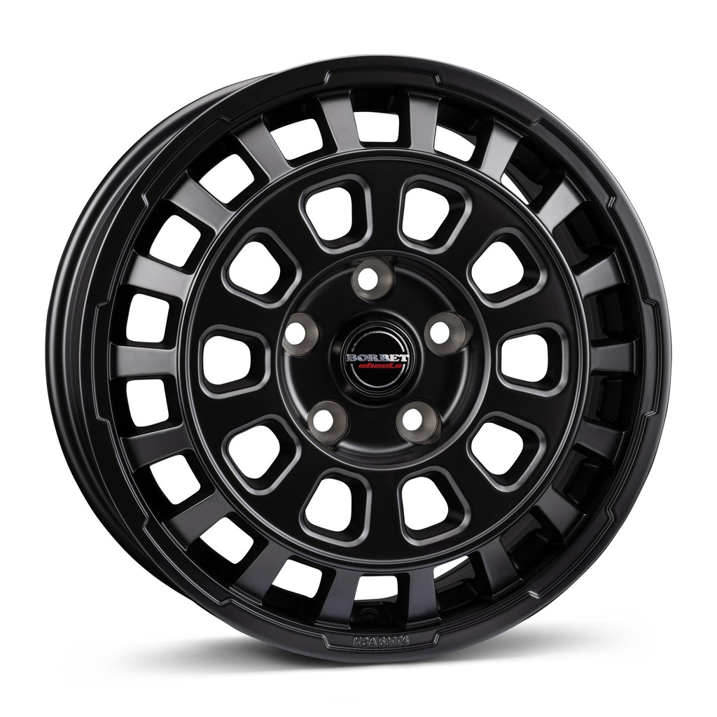 BORBET CW7 BLACK MATT 7.5x18 6/130 ET47 CB84.1