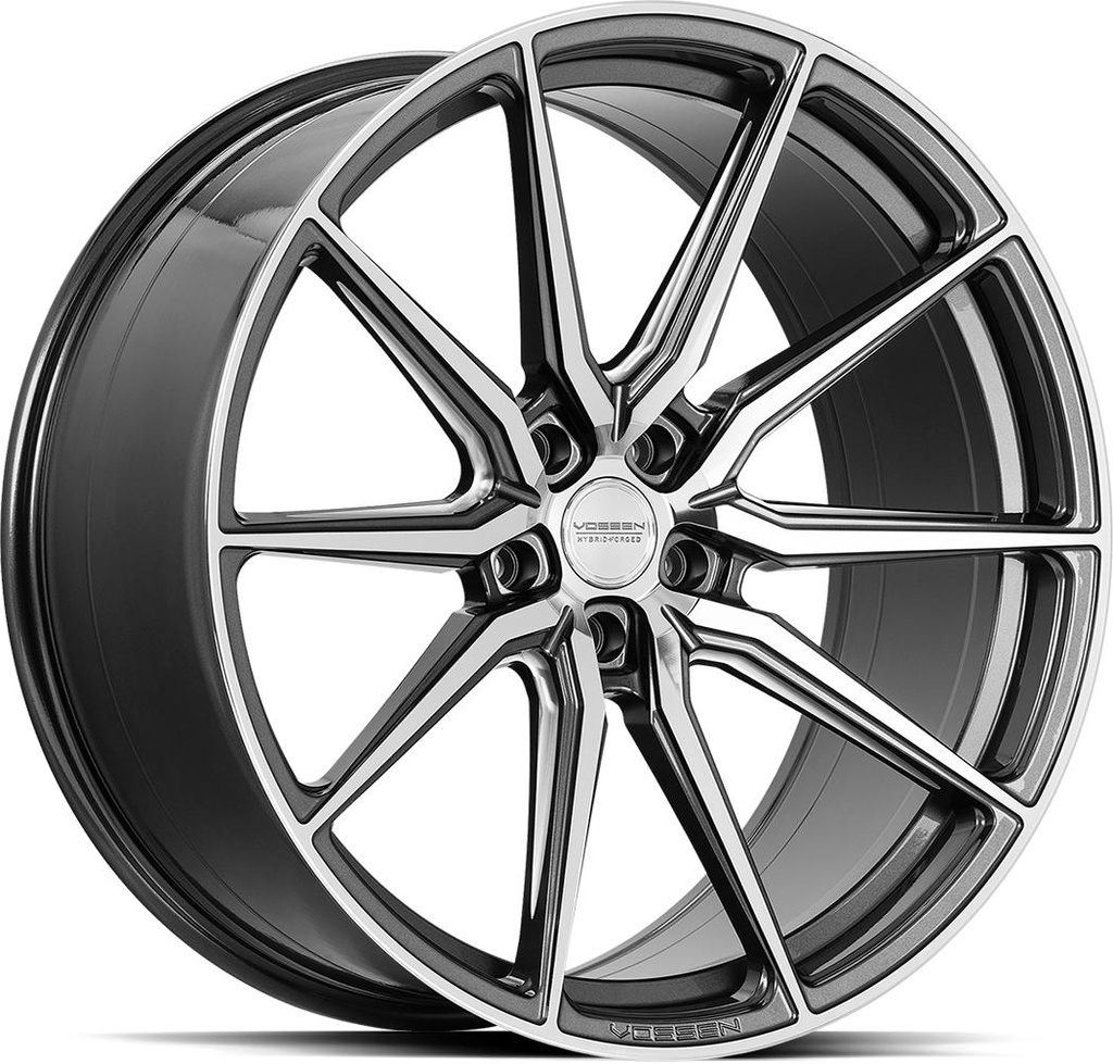 VOSSEN HF3 GLOSS GRAPHITE POL 9.5x19 5/112 ET25 CB66.6