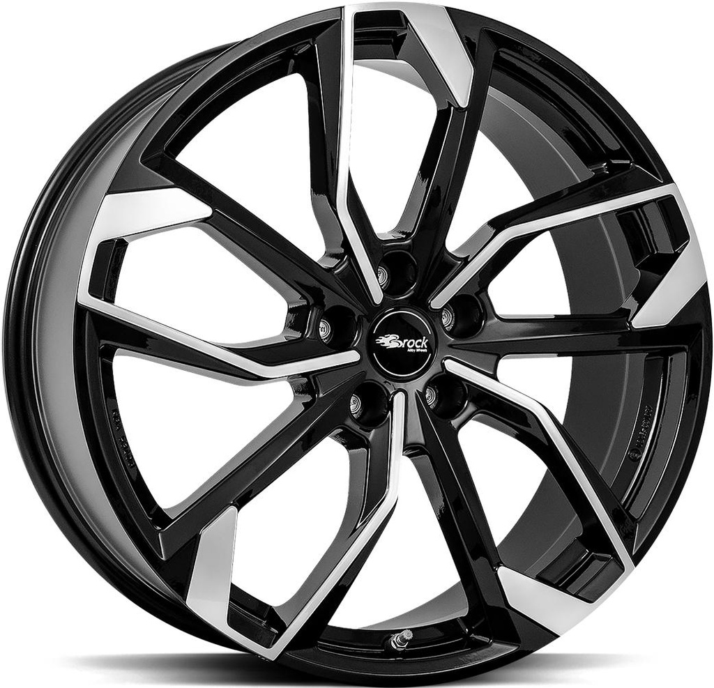 BROCK RC34 BLACK FULL POL 7.5x17 5/108 ET50.5 CB63.4