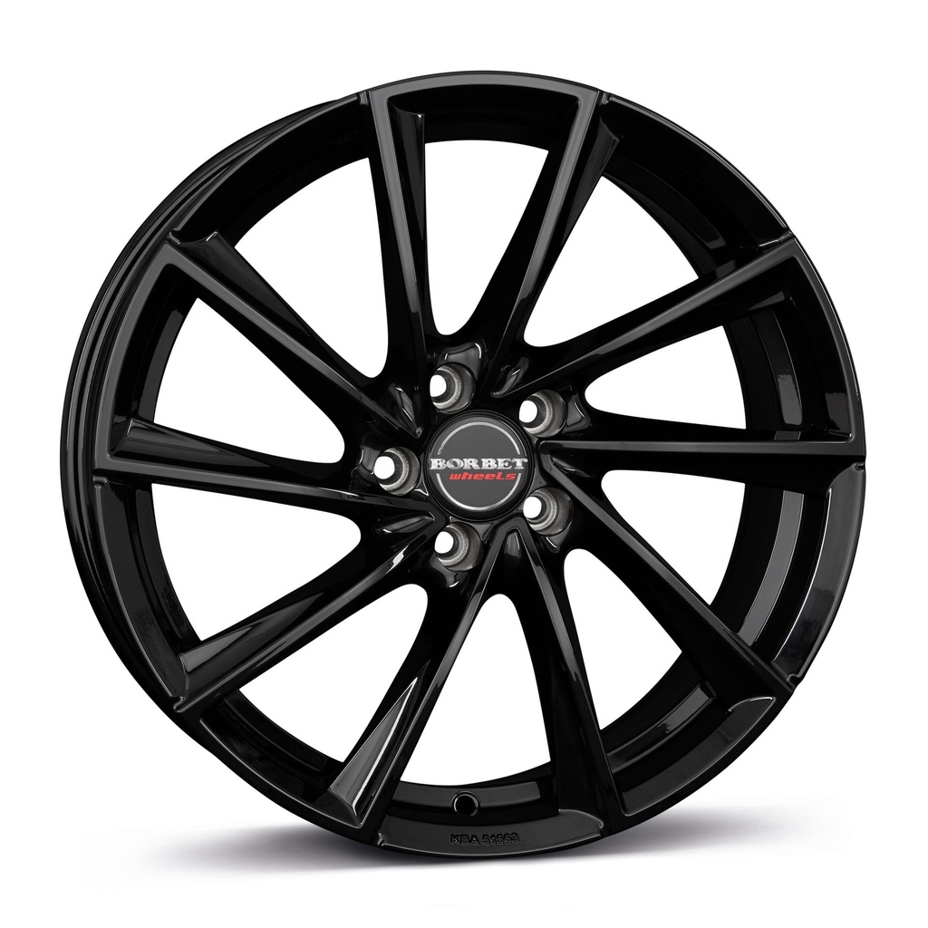 BORBET VTX BLACK GLOSS 8x18 5/108 ET45 CB72.6