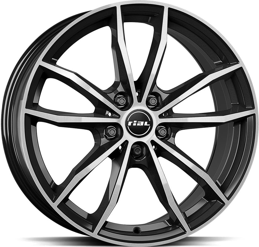 RIAL X12 DIAM BLACK POL 7.5x18 5/112 ET51 CB66.7