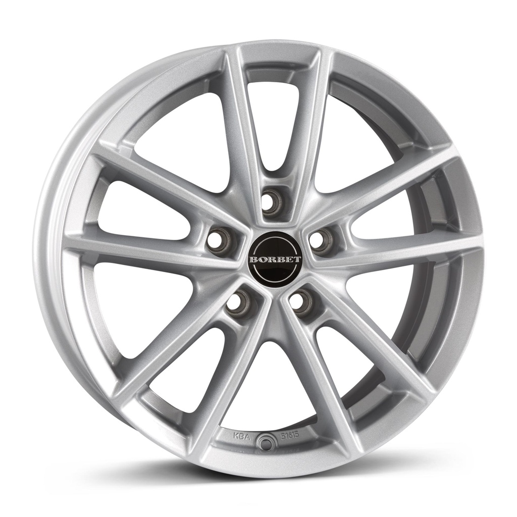 BORBET W CHRYSTAL SILV 8x19 5/112 ET48 CB72.5