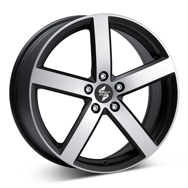 ETA BETA EROS M.BLK/POL | 6,5X16 5-112 E46 C57,10 R12,8 6.5x16 5/112 ET46 CB57.1