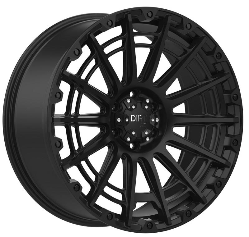 STATUSFÄLGAR D56 FLATBLACK 10x22 6/139.7 ET-20 CB106.1