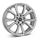 MSW 27T SLV | 8,5X18 5-114,3 E32,5 C64,1 60 8.5x18 5/114.3 ET32.5 CB64.1