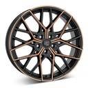 MSW 74 M.BLK/COPPER POL | 8X18 5-112 E35 C73,10 60 8x18 5/112 ET35 CB73.1