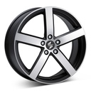 ETA BETA EROS M.BLK/POL | 6,5X16 5-112 E42 C57,10 R12,8 6.5x16 5/112 ET42 CB57.1