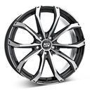 MSW 48 BLK/POL | 9,5X21 5-130 E46 C71,5 R14 9.5x21 5/130 ET46 CB71.5