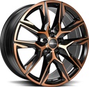 RONAL R71 JET BLACK COPPER MATT FRONT CU 9.5x21 5/112 ET33 CB66.5