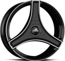 GMP A123 PIANO BLACK DIAM 9.5x22 5/112 ET36 CB66.6