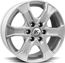 BROCK RC31 CRYSTAL SILV 7x17 6/139.7 ET55 CB93.1
