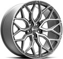 VOSSEN HF2 TINTED MATT GUN METAL 9x22 5/112 ET32 CB66.6