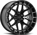 VOSSEN HFX1 TINTED GLOSS BLACK 10x22 5/127 ET-18 CB71.5