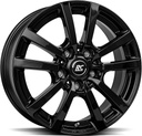 BROCK RC25T SHINY BLACK 6.5x16 5/114.3 ET47 CB66.1