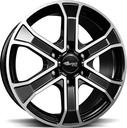 BROCK RC31 BLACK FULL POL 7x17 6/120 ET45 CB74.6