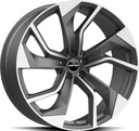 GMP REBEL MATT ANTHRACITE DIAM 8.5x20 5/112 ET35 CB66.6