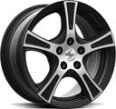 SPATH SP01 TRAILER BLACK MATT POL 5.5x13 4/100 ET30 CB56.6