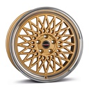 BORBET B GOLD RIM POL 7.5x16 5/112 ET20 CB72.5