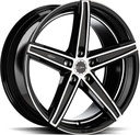 OXGIN EVOLUTION BLACK FULL POL 7.5x17 5/108 ET45 CB72.6