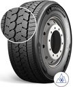 315/80R22.5 156/150L MICHELIN X MULTI GRIP Z STEER