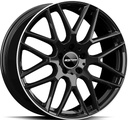 GMP BERGHEM BLACK DIAM LIP 8.5x20 5/112 ET50 CB66.6